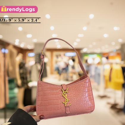 YSL Inspired Stone Pattern Bag (Pink)