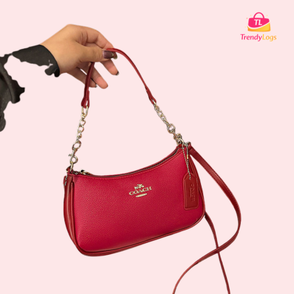 Coach Inspired Sling Bag (Red)