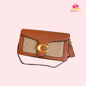 Coach Inspired Tabby Bag (Brown C)