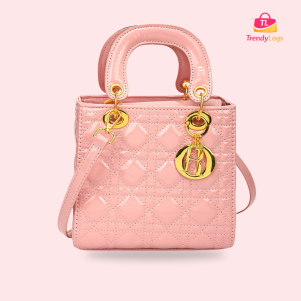 Dior Inspired Handbag (Pink)