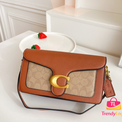 Coach Inspired Tabby Bag (Brown)